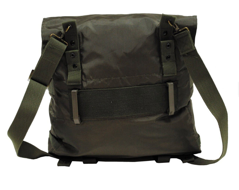 Austrian Army OD Pilot Bag with Strap Vintage Military Surplus Used