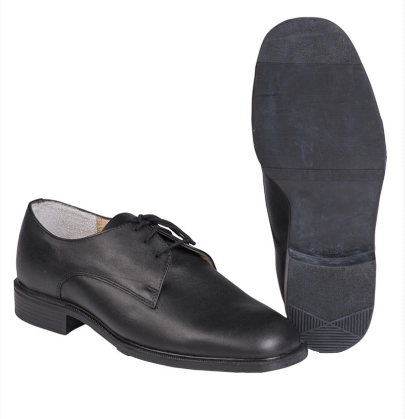 German Army Bundeswehr BW Sunday Black Leather Shoes Casual Style
