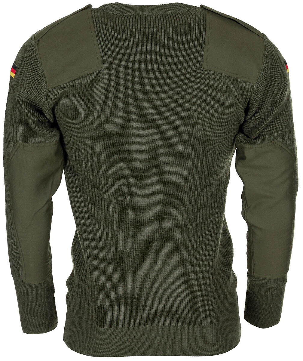 Original Bundeswehr German Army Military Style Pullover OD Green Size 48