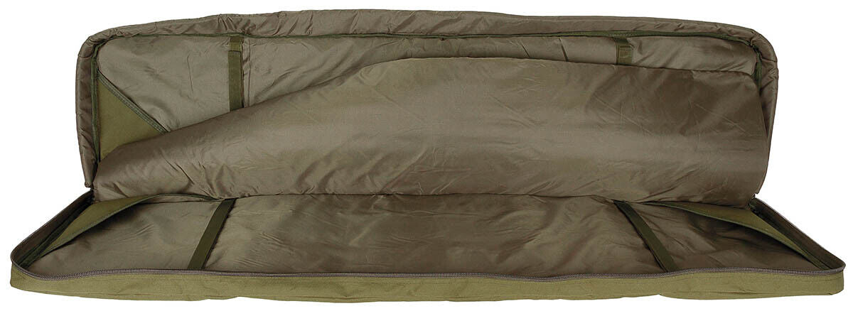 Large OD Green Rifle Bag Padded Wearable as Backpack Multiple Compartments