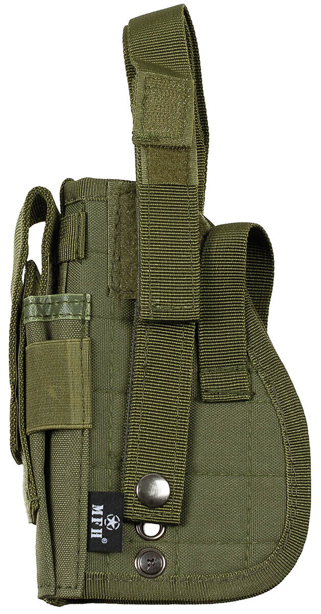 Pistol Holster Military Army Combat Style MOLLE Right OD Green
