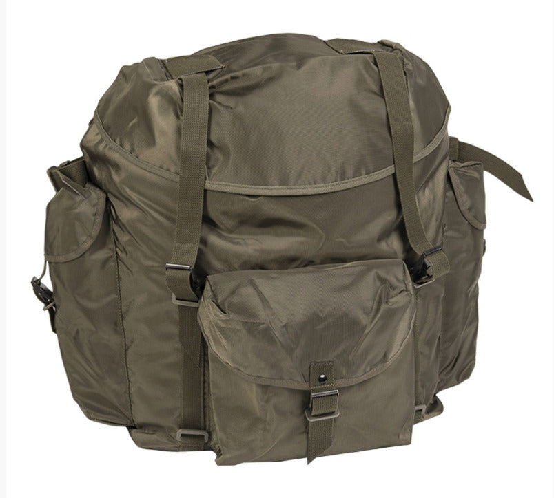 Austrian Army OD Field Rucksack - Vintage Military Surplus Field Suspension Used