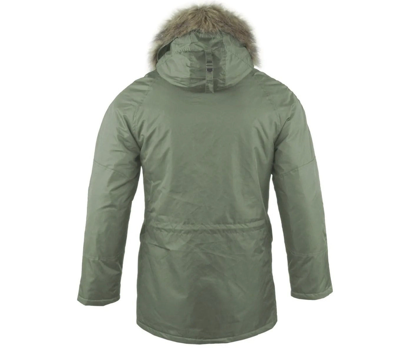 MIL-TEC NEW US Military Army Parka N3B Faux fur Hooded Olive Style Aviator