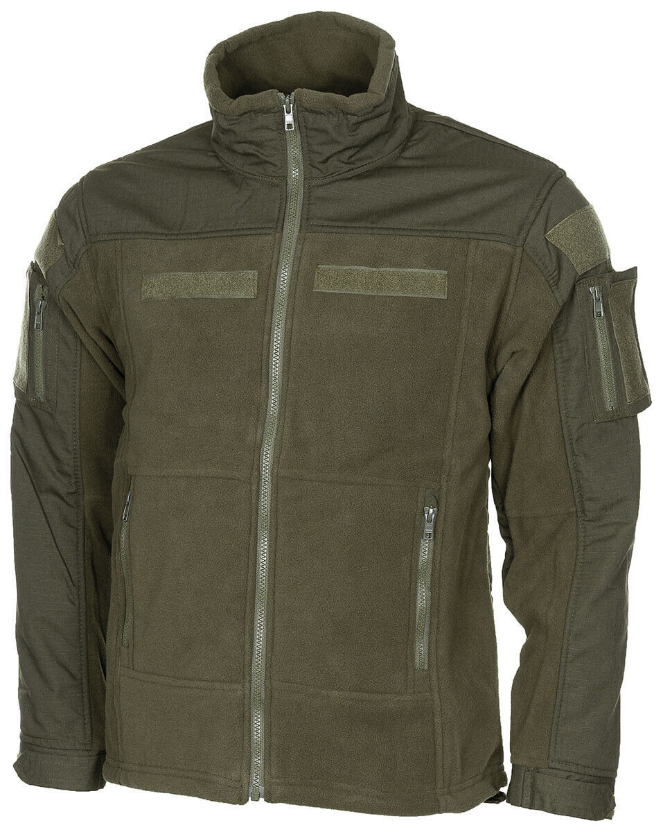 Army Jacket Combat Lining Tactical Military Fleece SoftShell Breathable OD Green