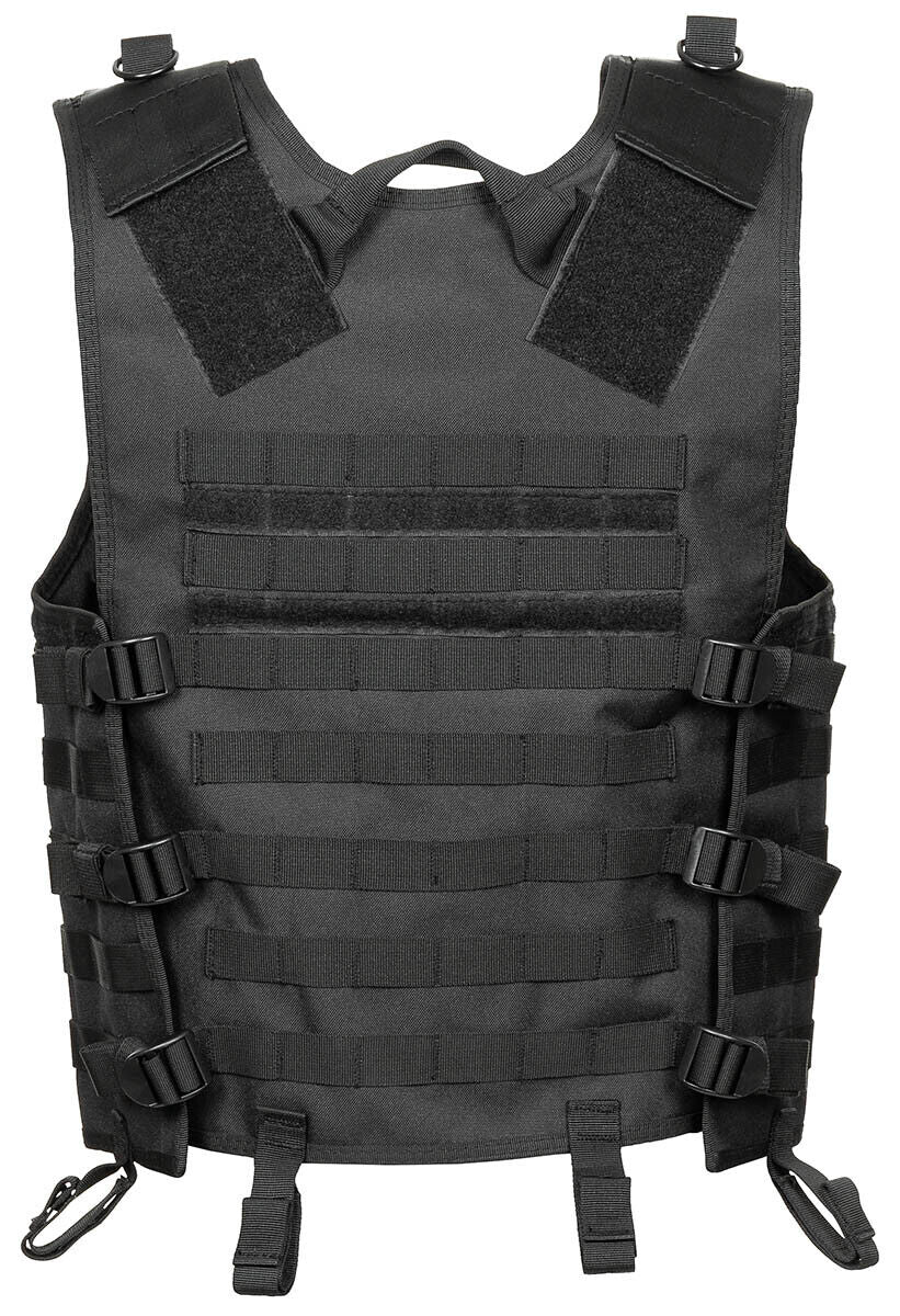 Tactical Air soft Paintball Military Molle Carrier Vest Modular System Black