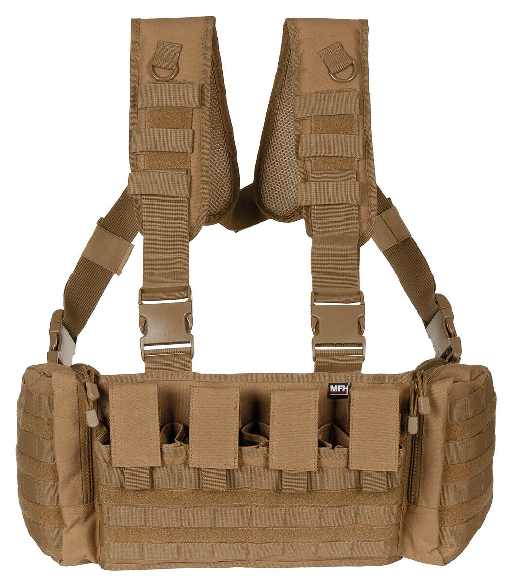 Vest With Modular System Chest Rig Light Tactical Combat Mission Coyote Tan
