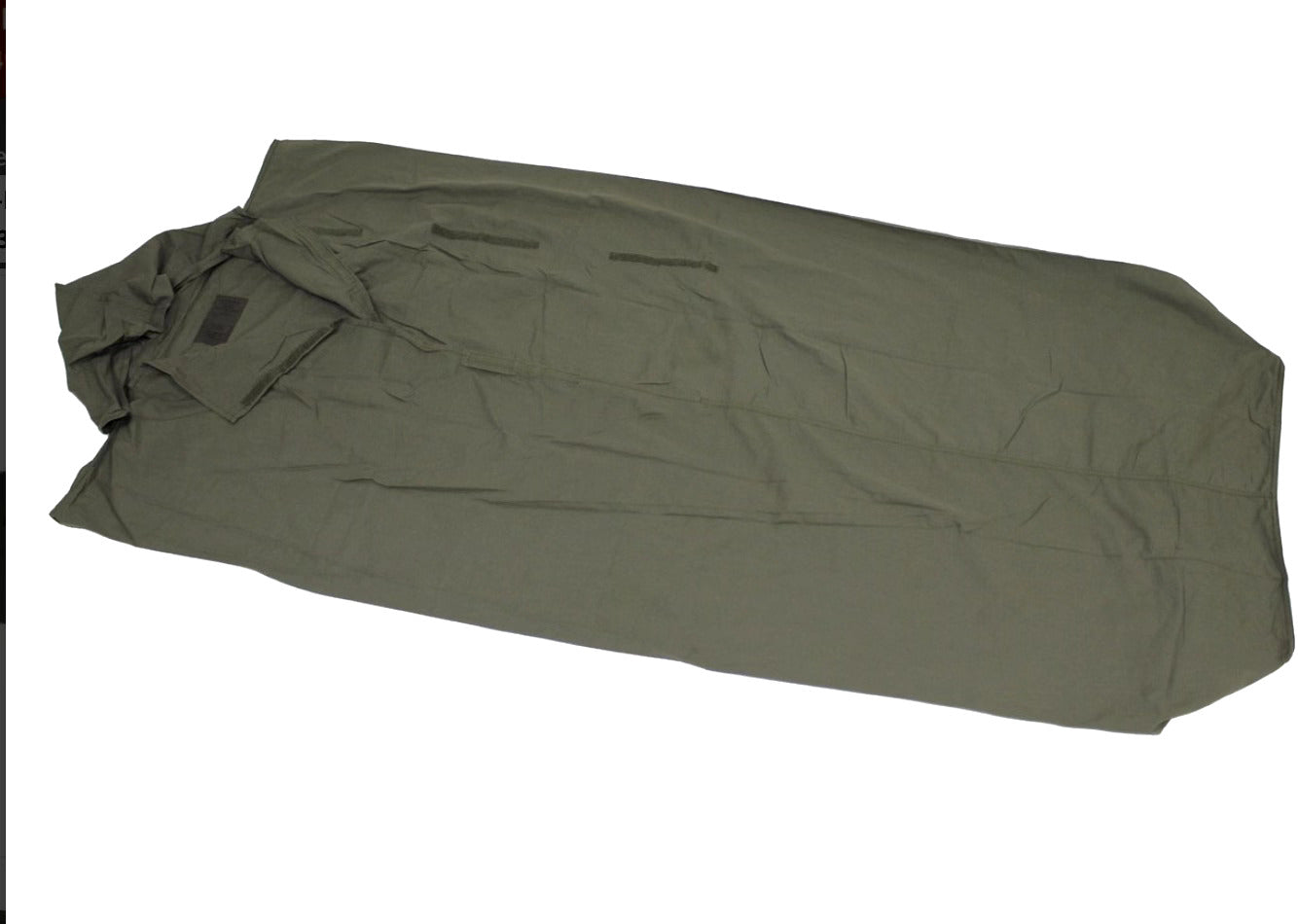 Original British Army Military GB Sleeping Bag Liner OD Green Used