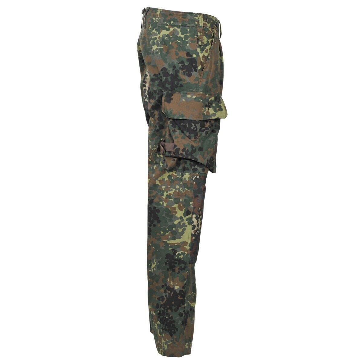 German Army Mens Tactical Pants Military Combat Rip Stop Trousers BW Camo New
