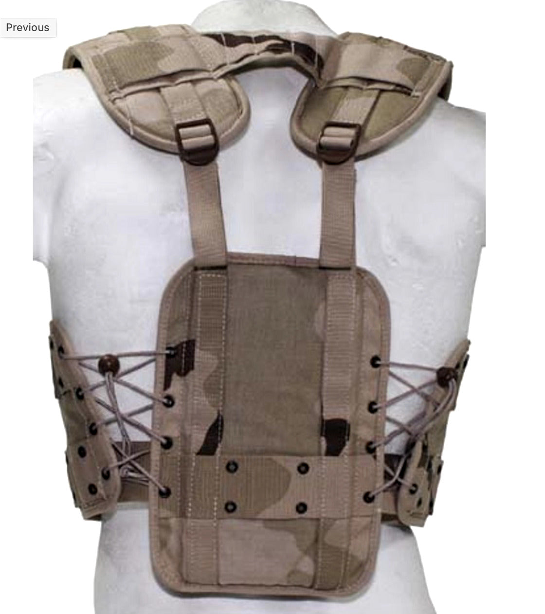 Original Dutch Army Military NL Vest Tactical Combat Camo Desert