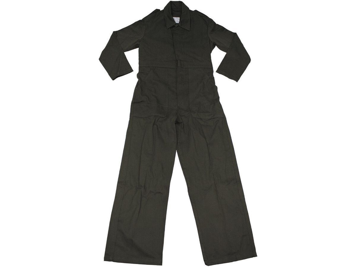 Original Dutch Army Military Mechanic Coverall OD Green 100% Cotton New