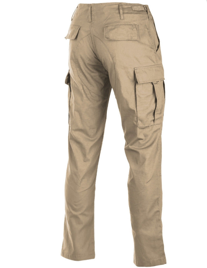 US Army Trousers Rangers Hunting Trekking BDU Military Style Slim Pants Khaki
