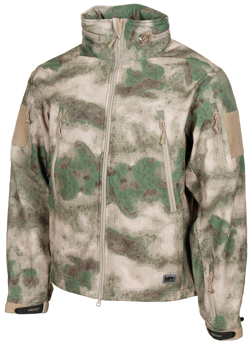 Scorpion Windproof Soft Shell Jacket Men's Army Security Military Camo HDT FG