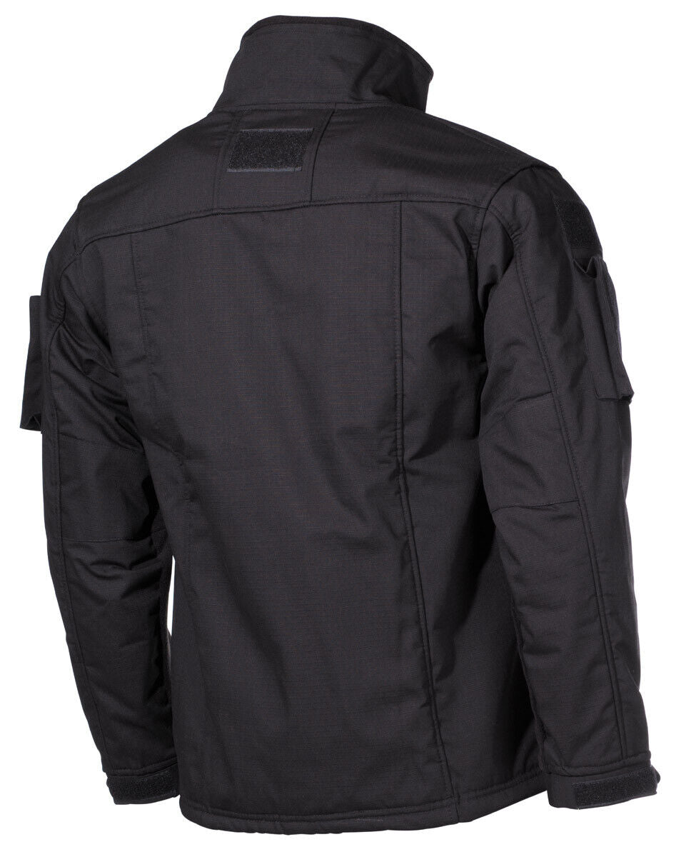 Army Jacket Combat Lining Tactical Military Fleece SoftShell Breathable Black