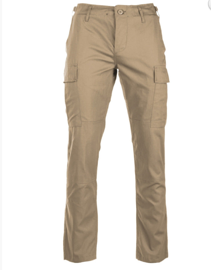 US Army Trousers Rangers Hunting Trekking BDU Military Style Slim Pants Khaki