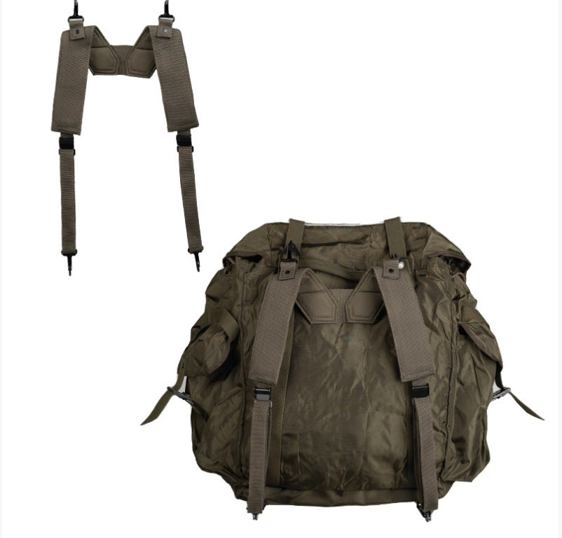 Austrian Army OD Field Rucksack - Vintage Military Surplus Field Suspension Used