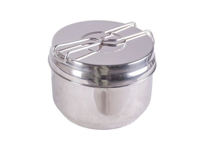 Original Czech Army 3-Piece Stainless Steel Mess Kit Vintage Military Surplus