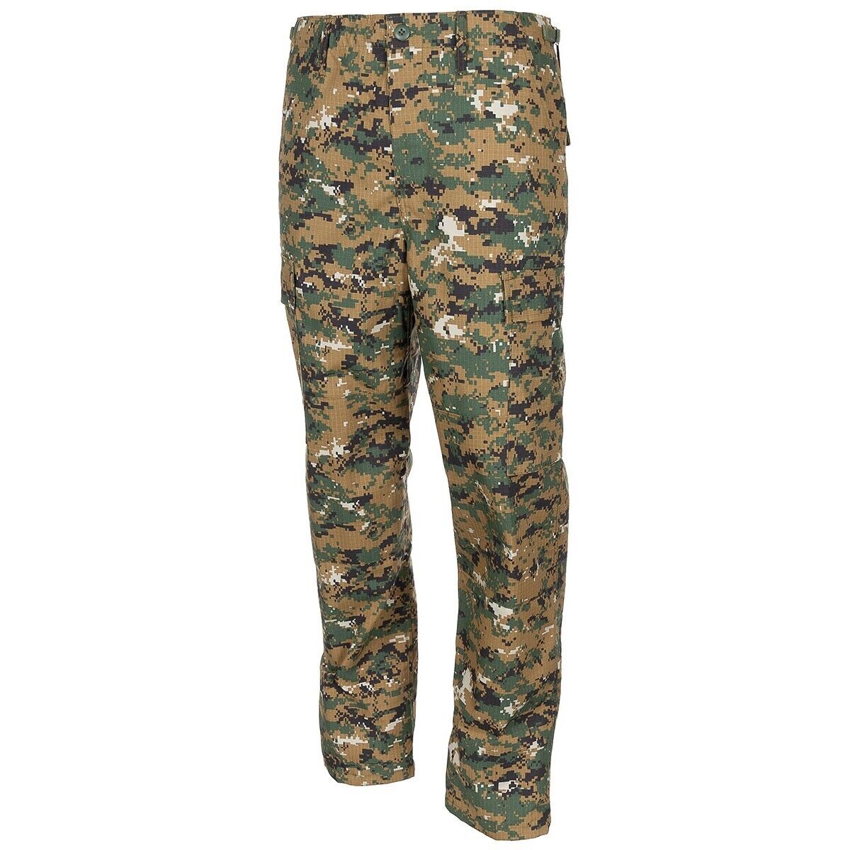 US Army Mens Tactical BDU Pants Military Rip Stop Trousers Digital Woodland