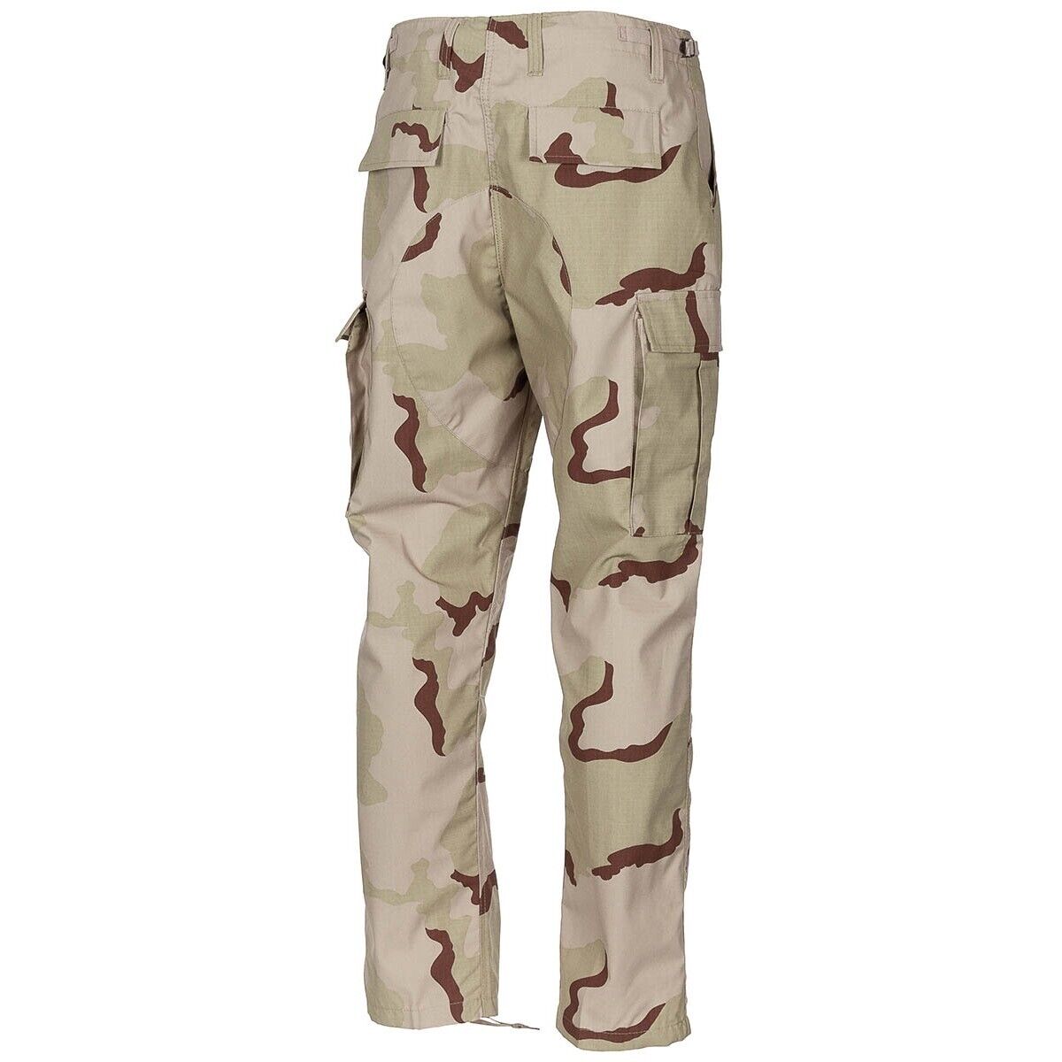 US Army Mens Tactical BDU Pants Military Combat Rip Stop 3 Col Desert MFH