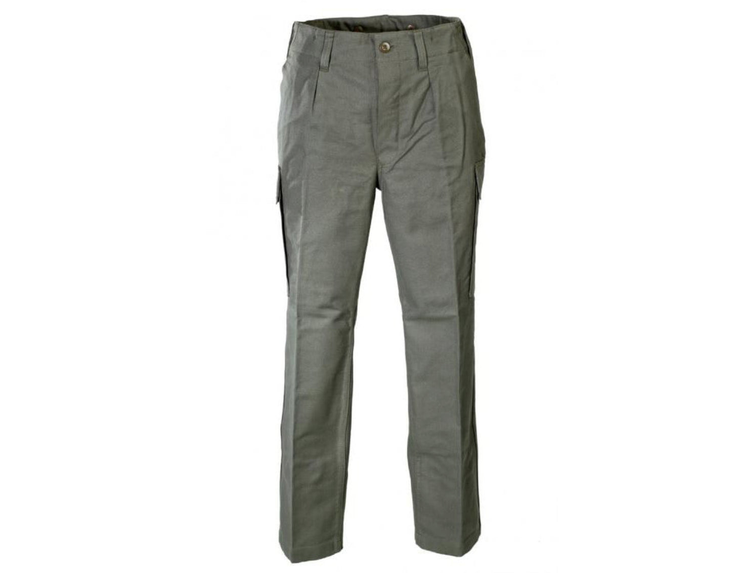 Original German Army Field Pants Bundeswehr Moleskin Trousers Genuine OD Green