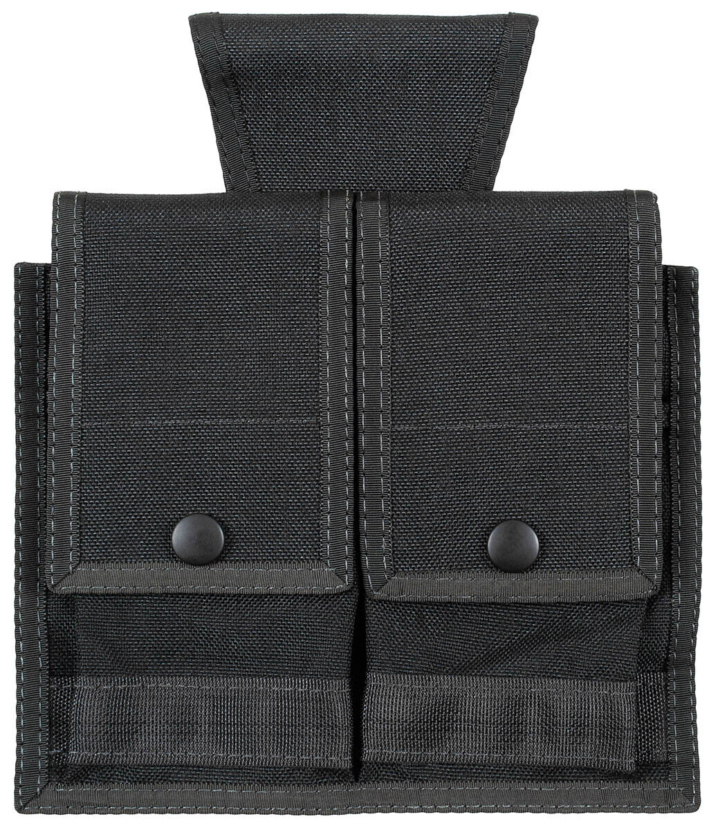 British Army police double belt pouch in black