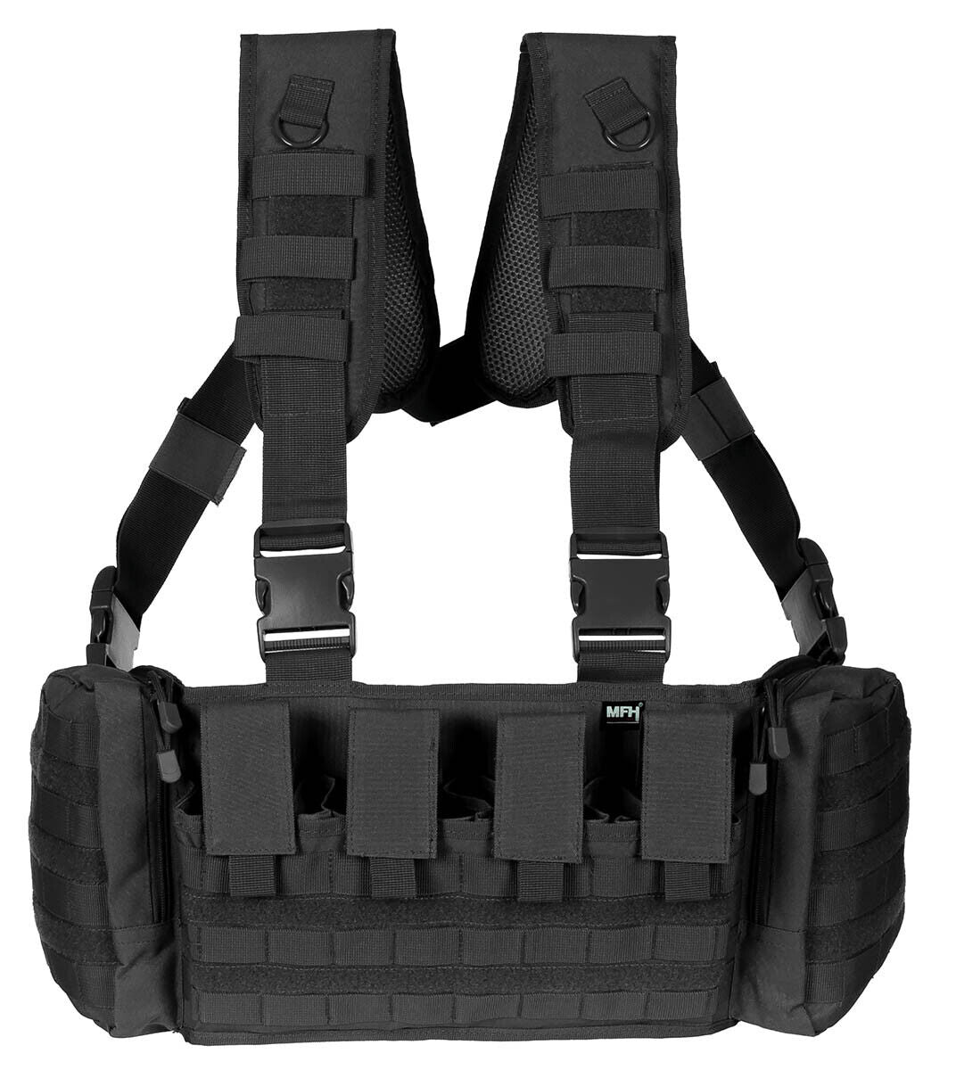 Vest With Modular System Chest Rig Light Tactical Combat Mission Black