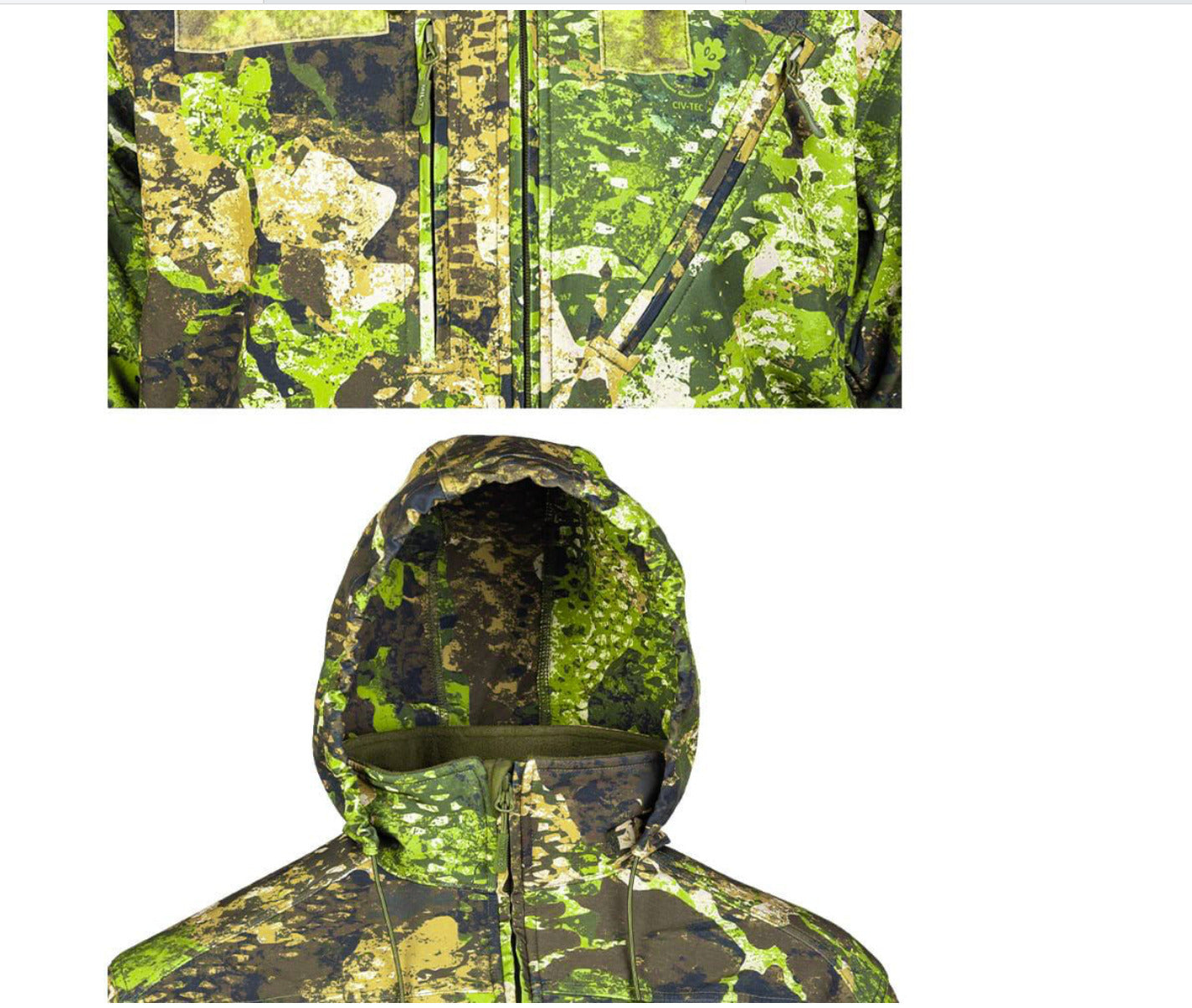MIL-TEC Military Softshell Jacket SCU 14 Z3A Army Tactical Combat Army Camo