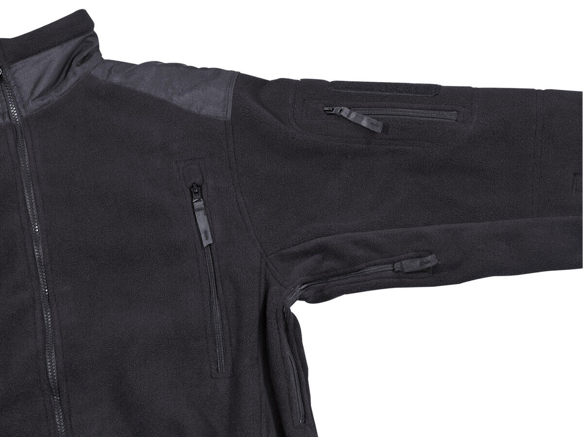 Army Jacket Tactical Waterproof Windproof Heavy-Strike Military Fleece black