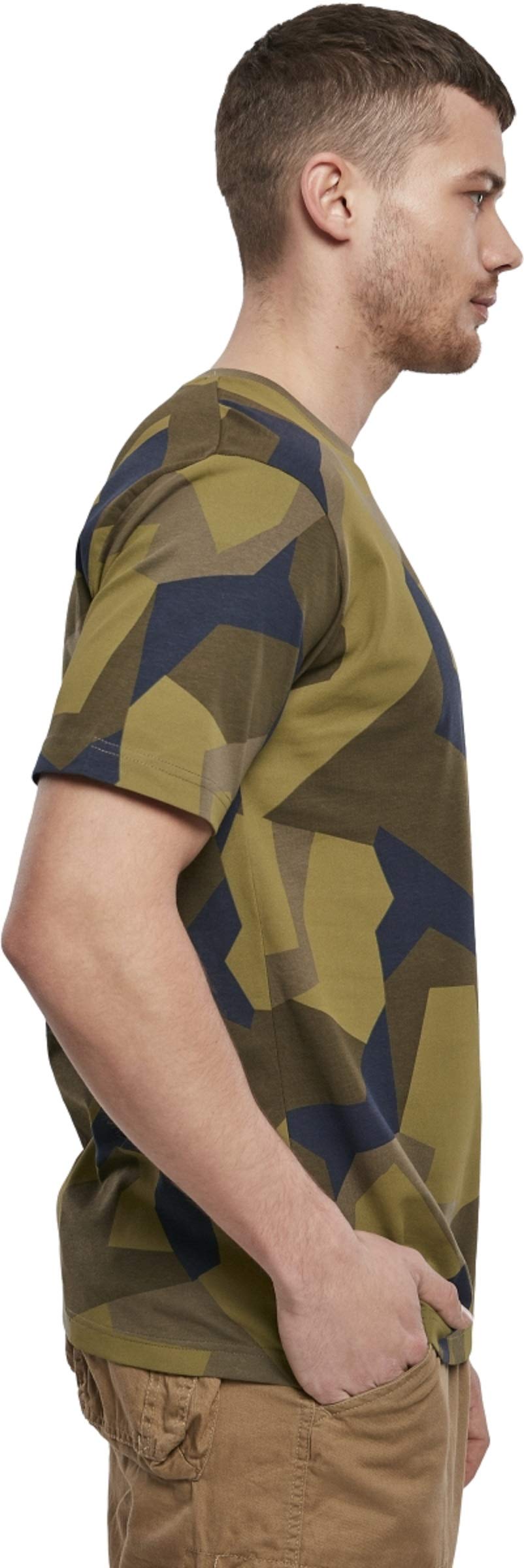 Brandit Men's T-Shirt Swedish Camo M90 Size S