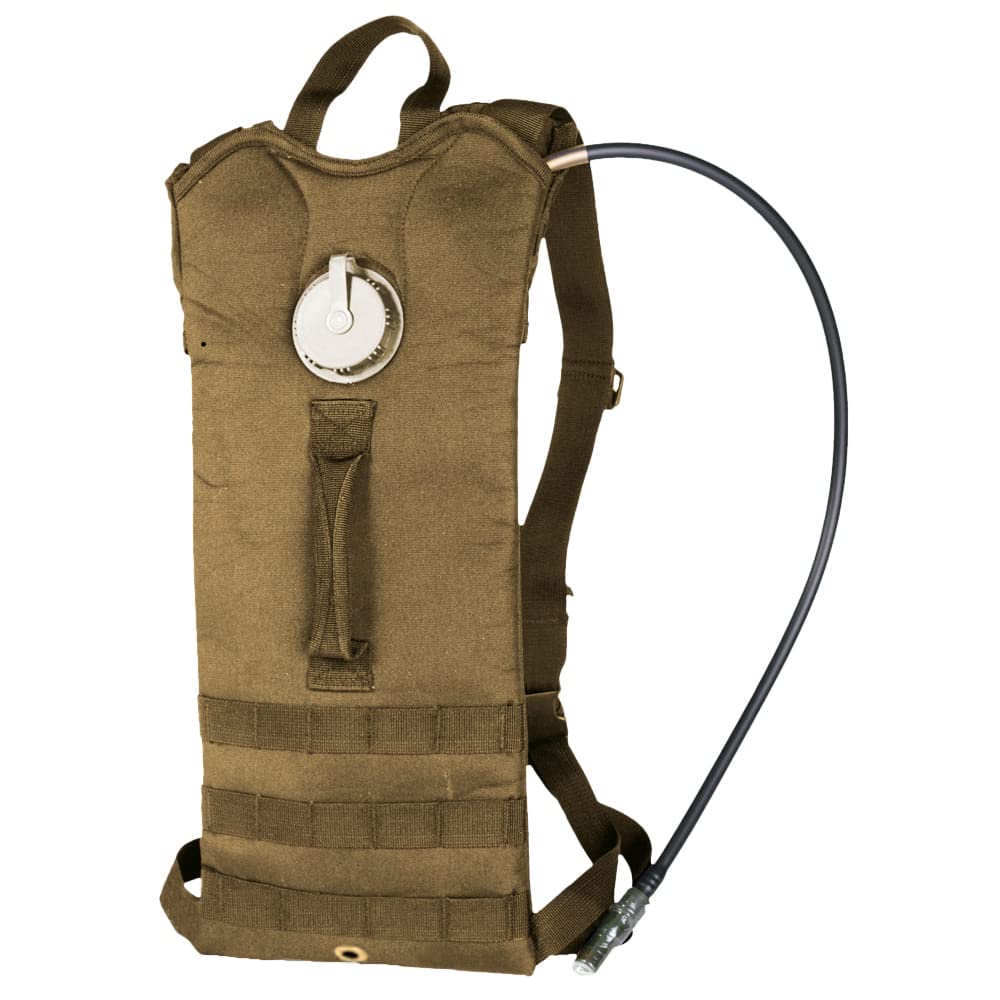 Hydration Backpack Water Bladder MOLLE System Army Patrol Airsoft Hiking Coyote