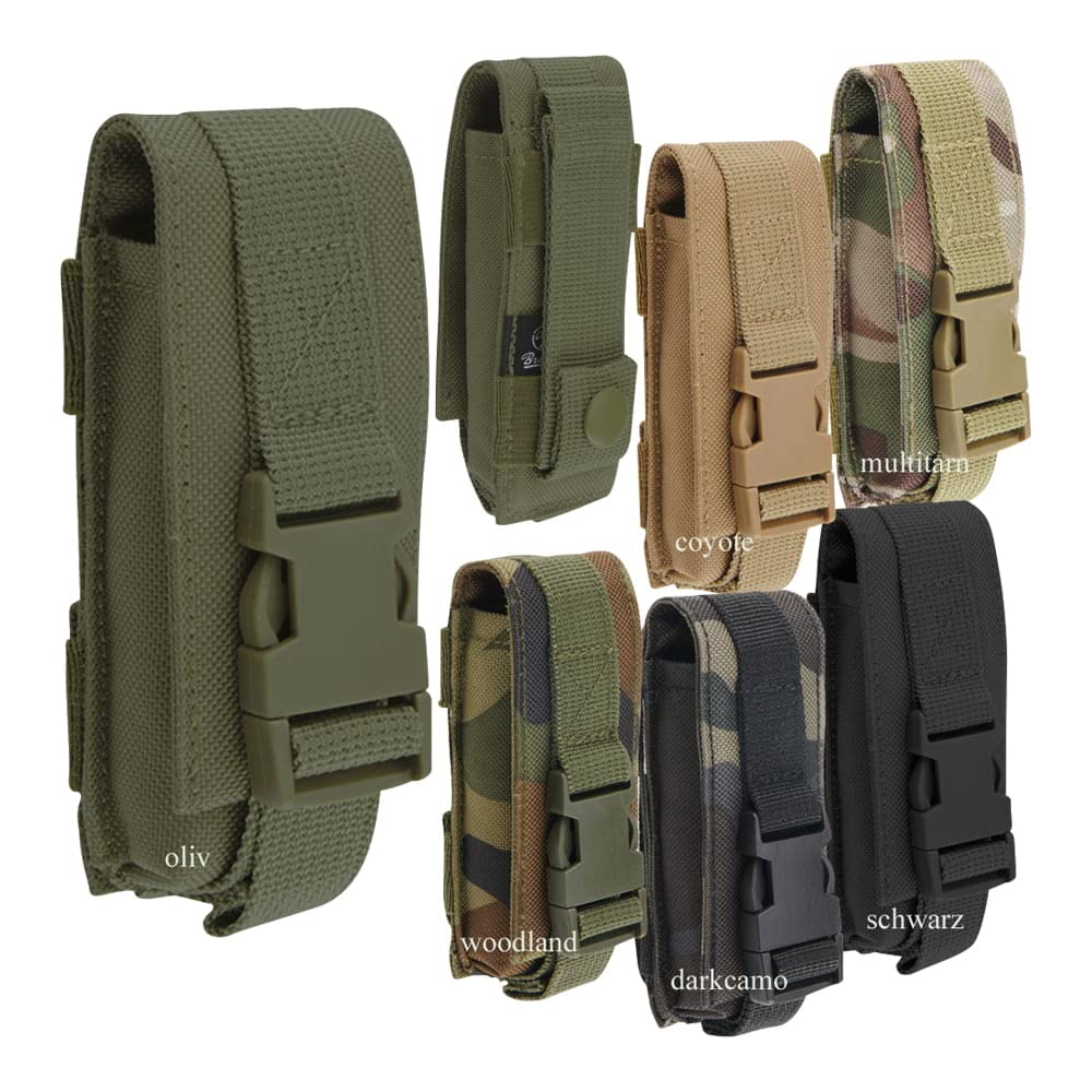 Brandit Molle Multi Pouches - Belt Bags, Accessory Bags, Additional Pockets, Tool Bags - Sizes Small, Medium and Large in 6 Colours