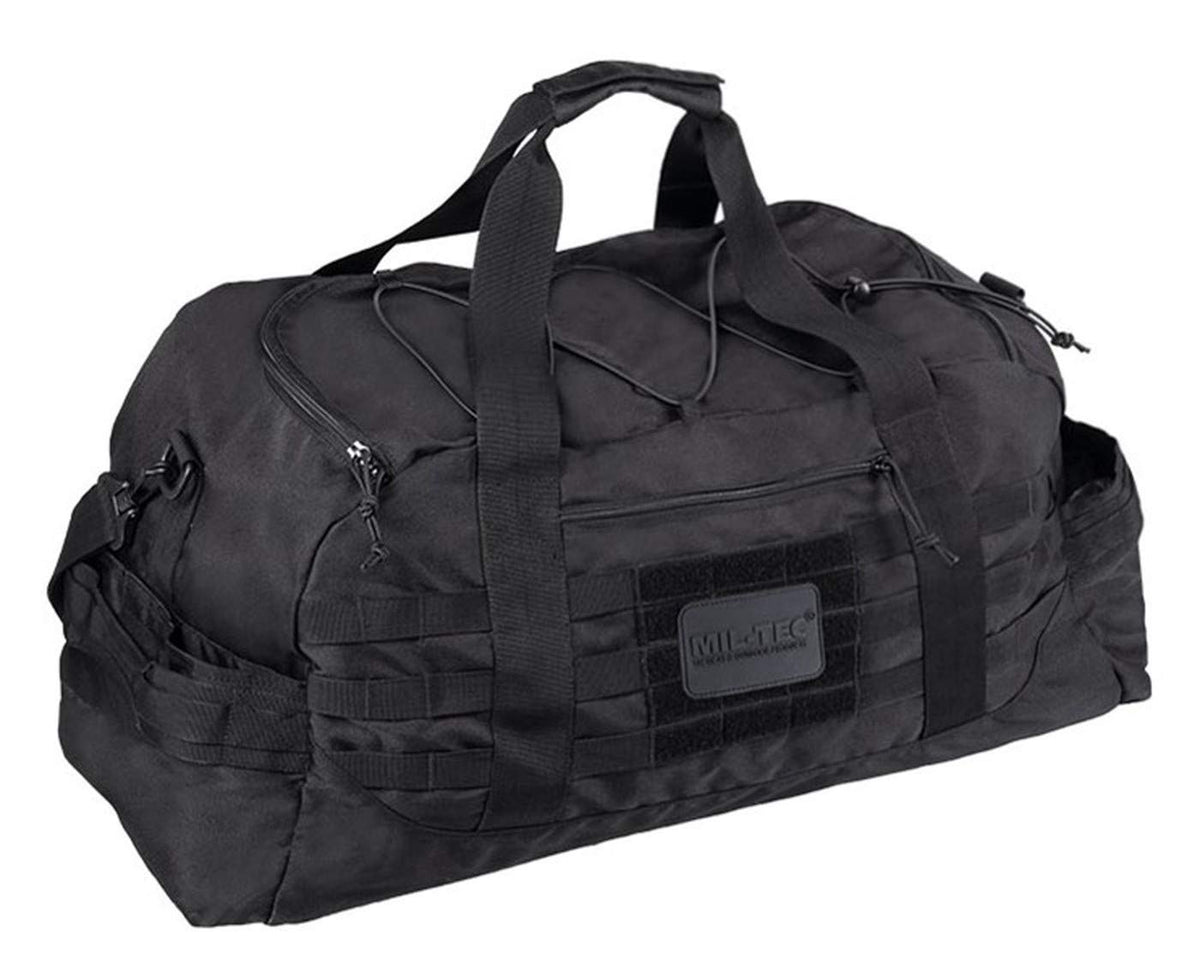 Mil-Tec US Combat Parachute Cargo Bag Medium 54L Black