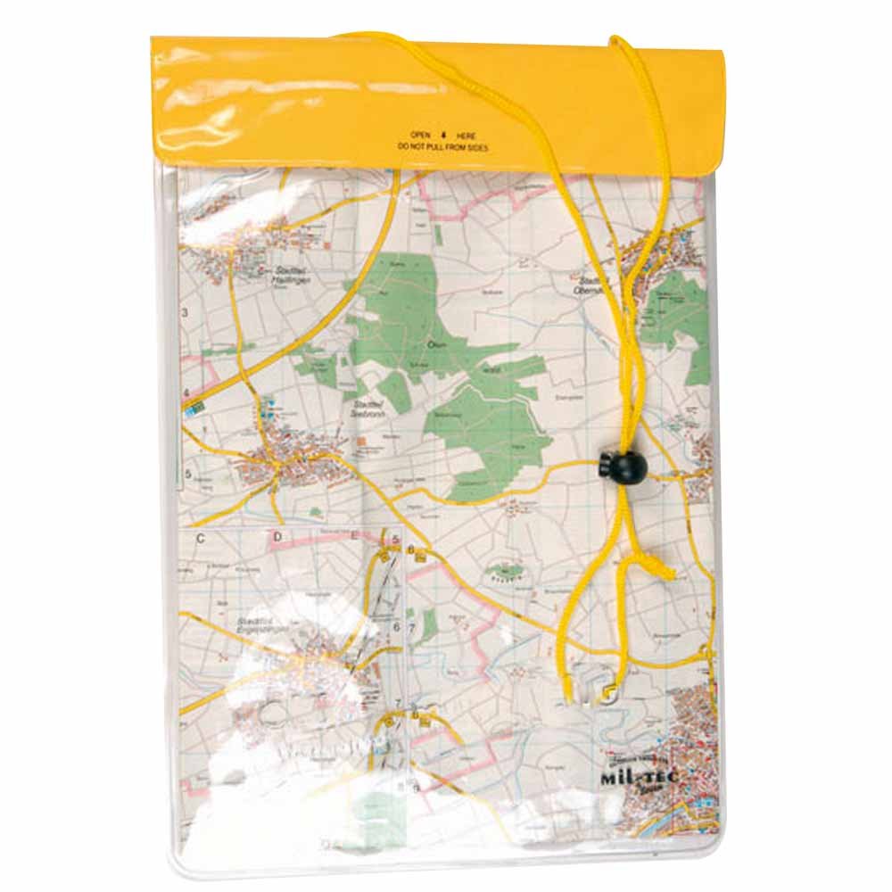 Mil-Tec Neck Pouch Waterproof 260x350 mm Yellow