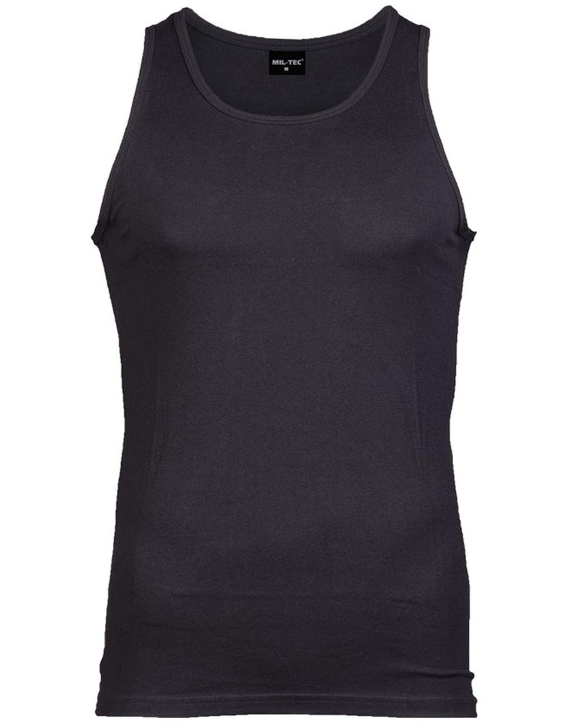 Mil-Tec Cotton Tank Top Black