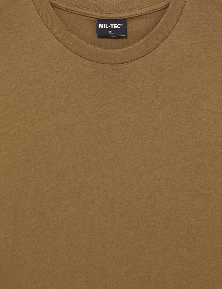 Miltec US Style BDU T-Shirt - Coyote/Olive Green (Large)