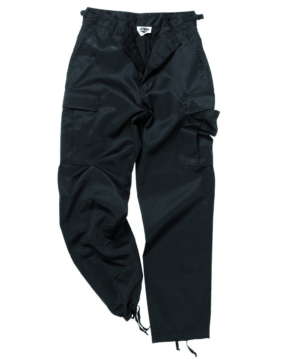 Miltec US Ranger BDU Trousers - Black (X-Small)