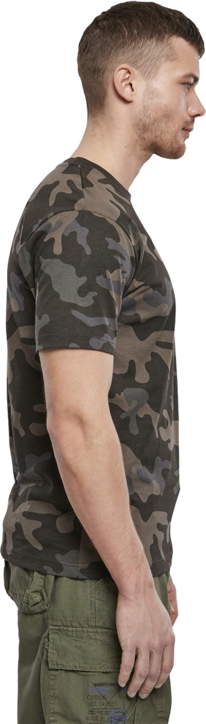 Brandit Men’s Dark Camo Cotton T-Shirt 3XL | Casual, Training & Outdoor Wear