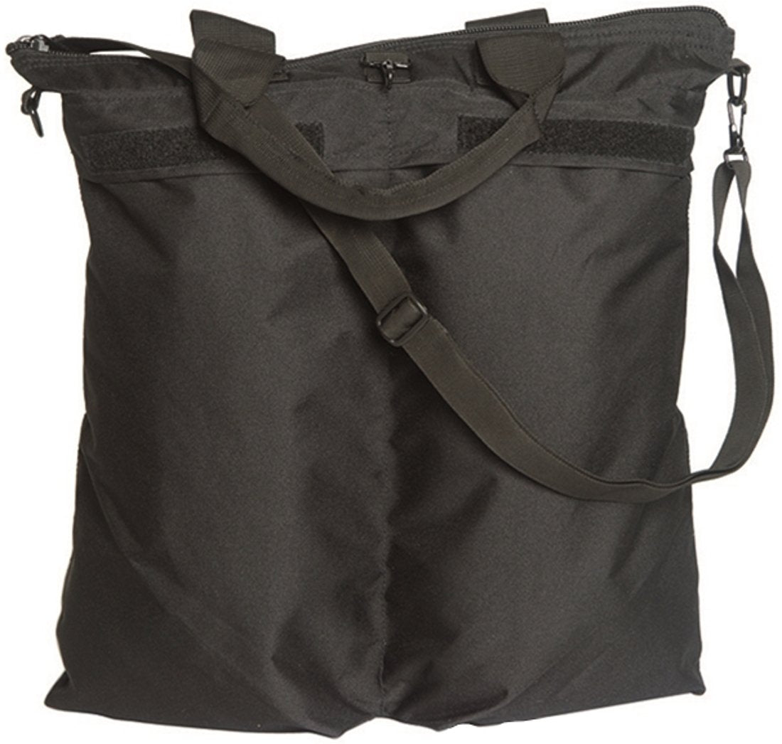 Mil-Tec US Flyers Helmet Bag with Shoulder Straps Black