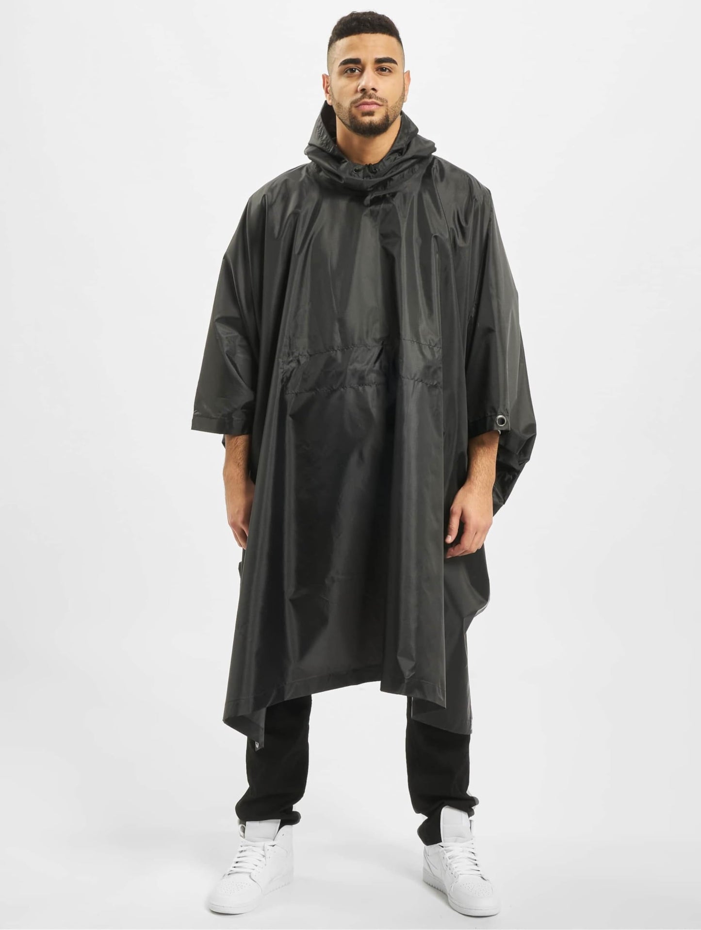 Brandit - Ripstop Poncho Rain Jacket black - One Size