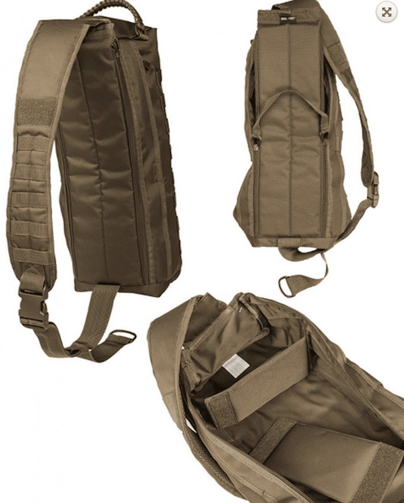 Mil-Tec Sling Bag Tanker Black
