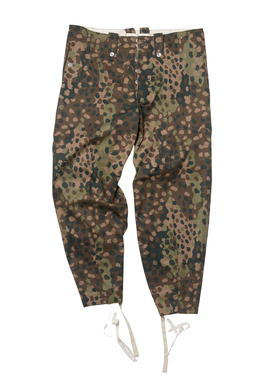 WW2 German M44 Pea Camo Field Pants – Reproduction, Size 40