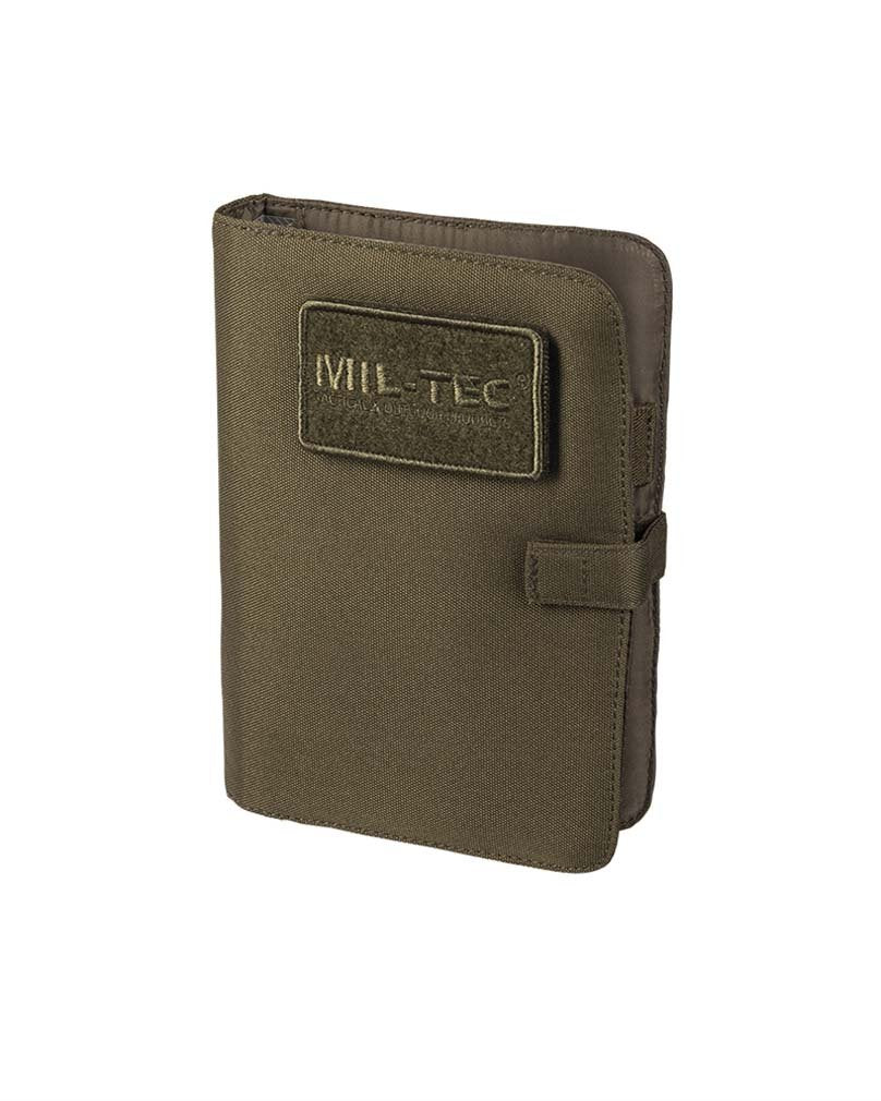 Mil-Tec Tactical Notebook Small Olive – Waterproof Military Field Notepad