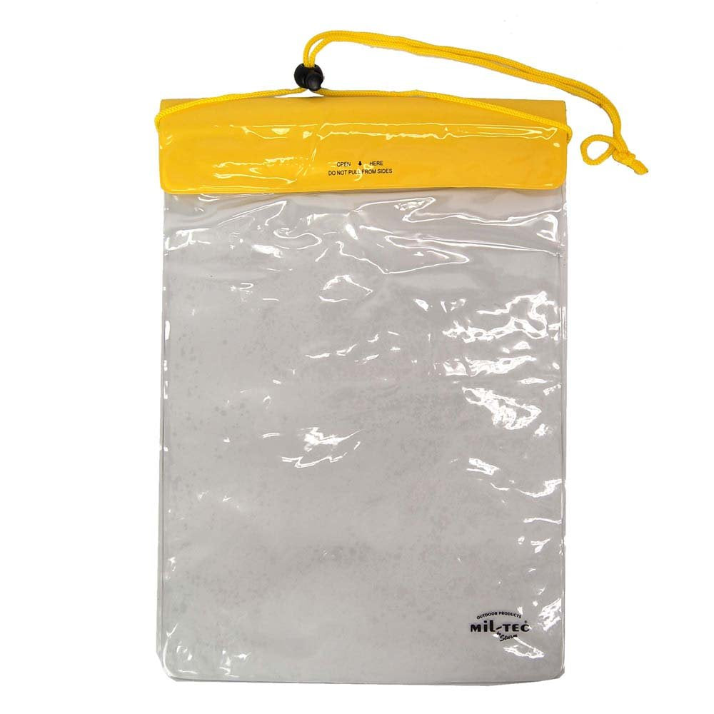 Mil-Tec Neck Pouch Waterproof 260x350 mm Yellow