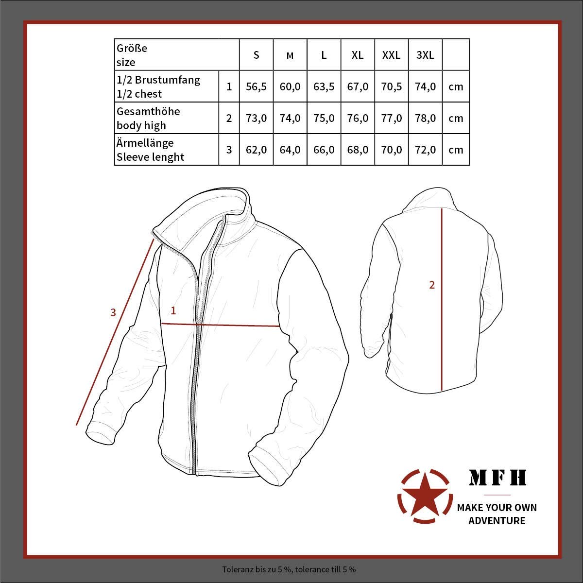 MFH BW Combat Jacket Short – Flecktarn German Army Camo