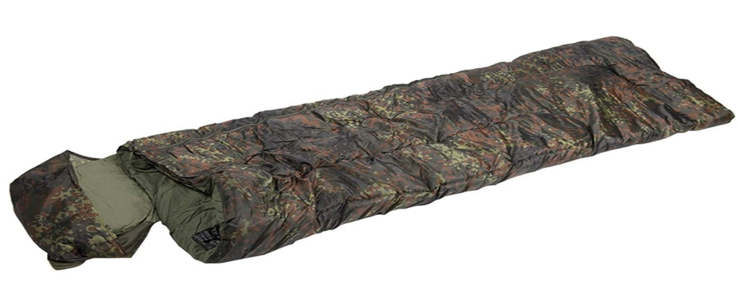 Miltec Flecktarn Camo Pilot Sleeping Bag by Mil-Tec
