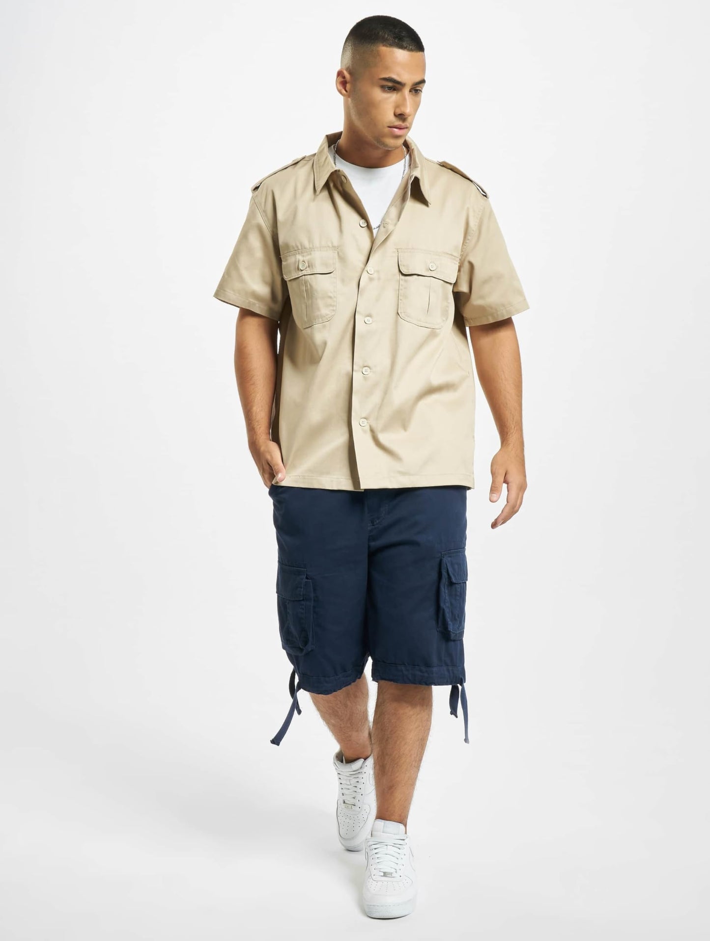 Brandit Men's Shirt 1/2 Beige Size 6XL