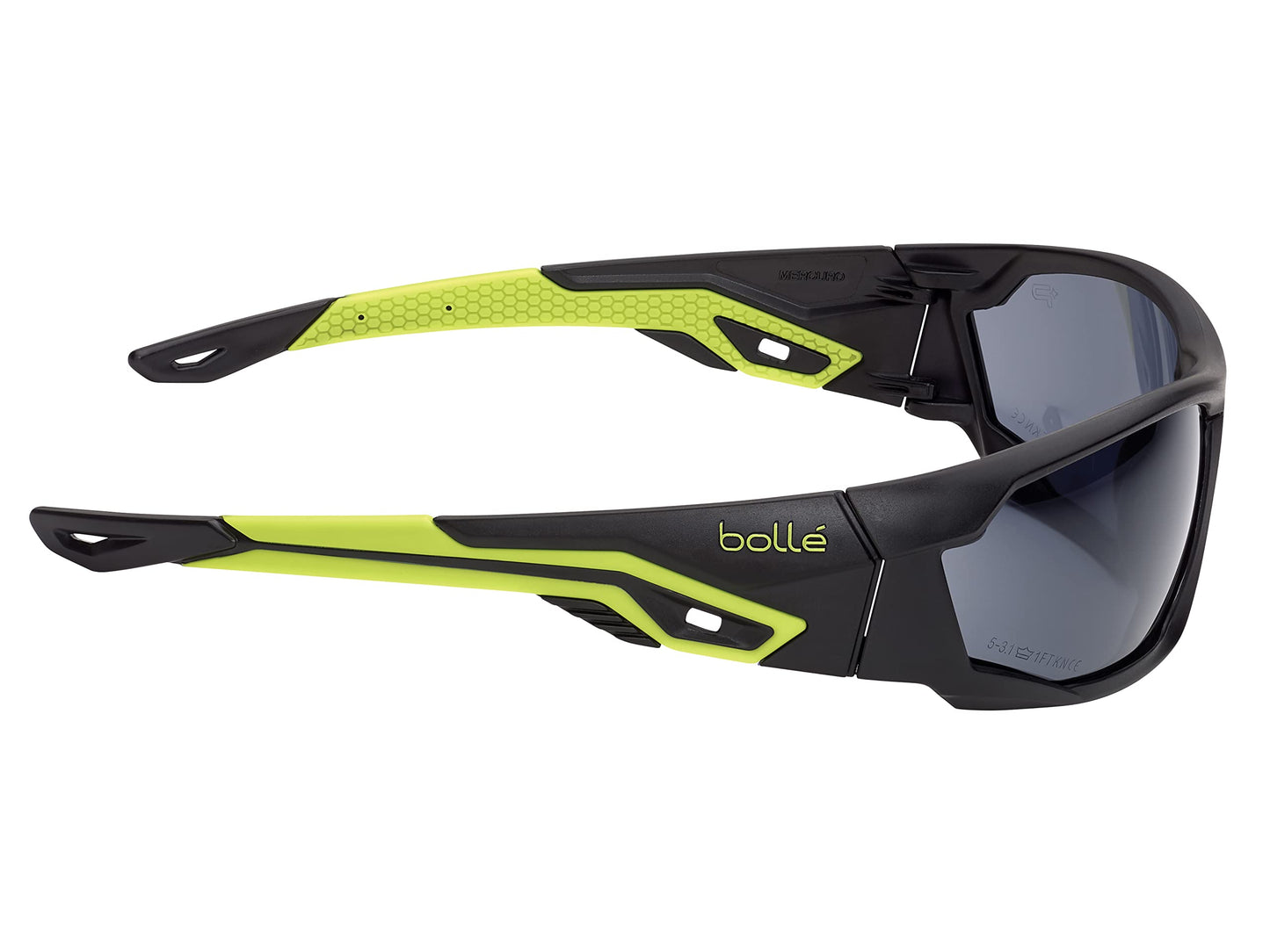 Bollé ILUKA Safety Glasses – Smoke Lens ASAF PC Rimless Eyewear