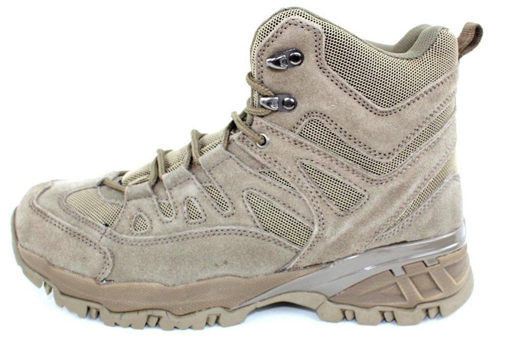Mil-Tec Men’s Retro Backpacking Boots Black Tactical Outdoor Hiking