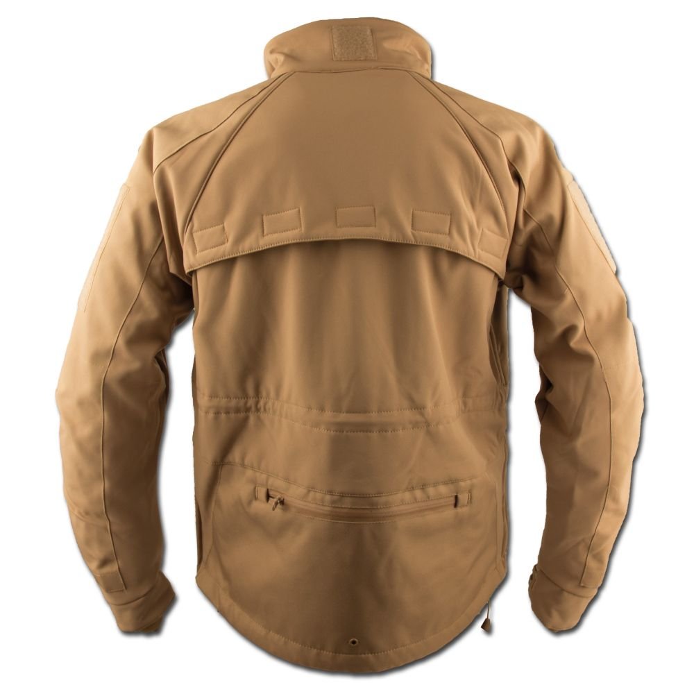 Mil-Tec Softshell Plus Jacket Coyote Men’s Tactical Outdoor Windproof Large