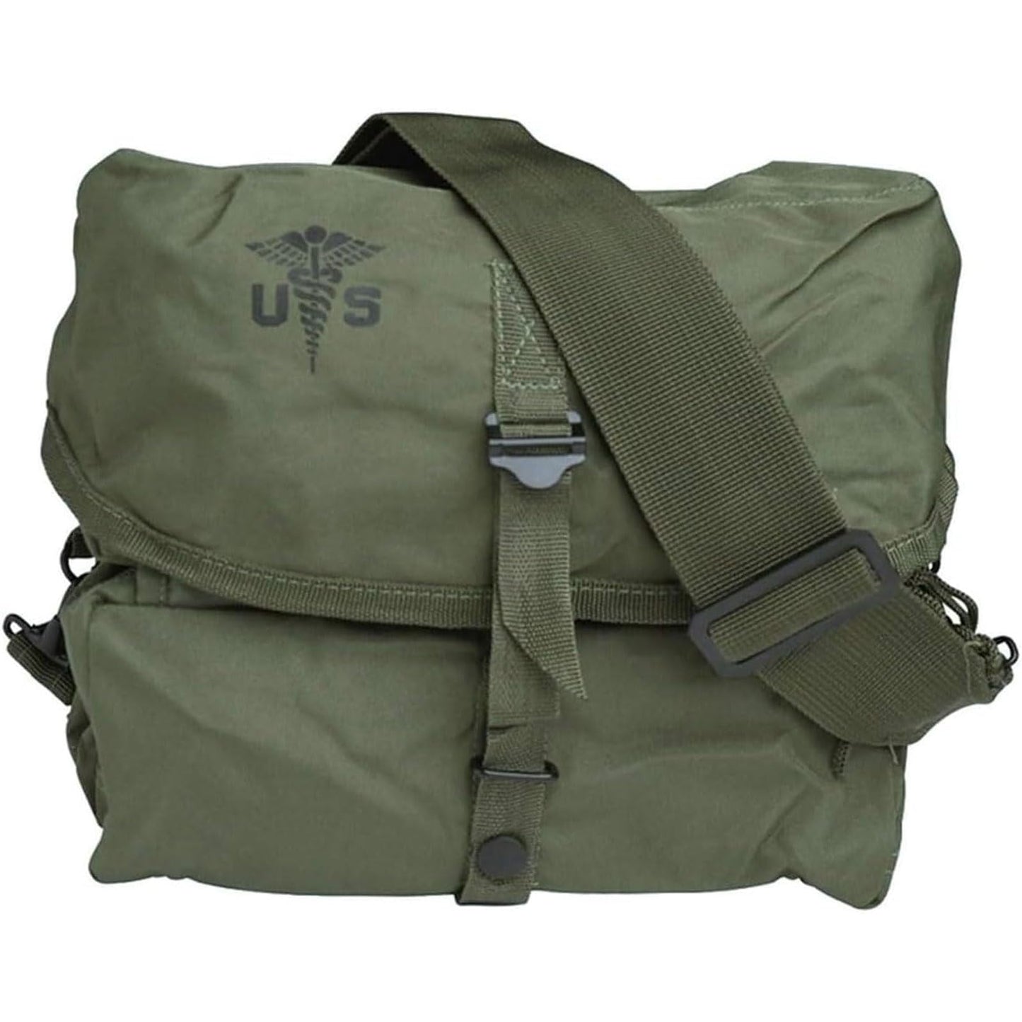 Mil-Tec Unisex Medical Kit Bag - Functional Rugged Tactical Outdoor Camping Hiking Handbag with Strap System & Medical Badge