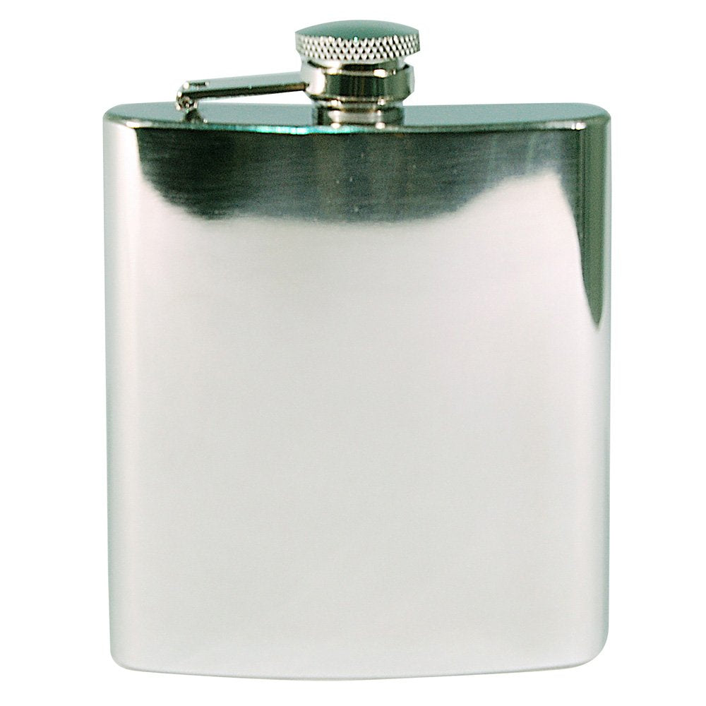 Mil-Tec Stainless Steel Hip Flask 8oz – Large Outdoor Drinking Flask